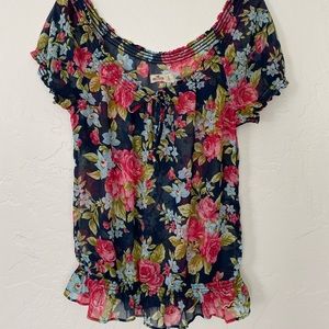 Hollister Floral Top